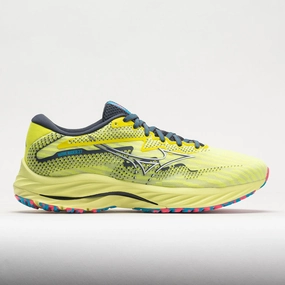 Mizuno Wave Rider 27 Mesh Men's  Luminous/White Regular Fit running for a sense of accomplishment