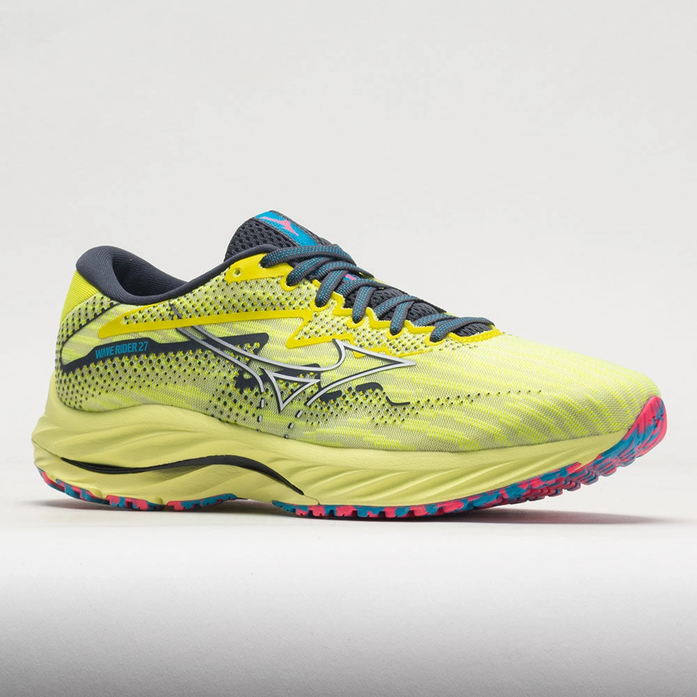 Mizuno Wave Rider 27 Mesh Men's  Luminous/White Wireless rehabilitation running shoes