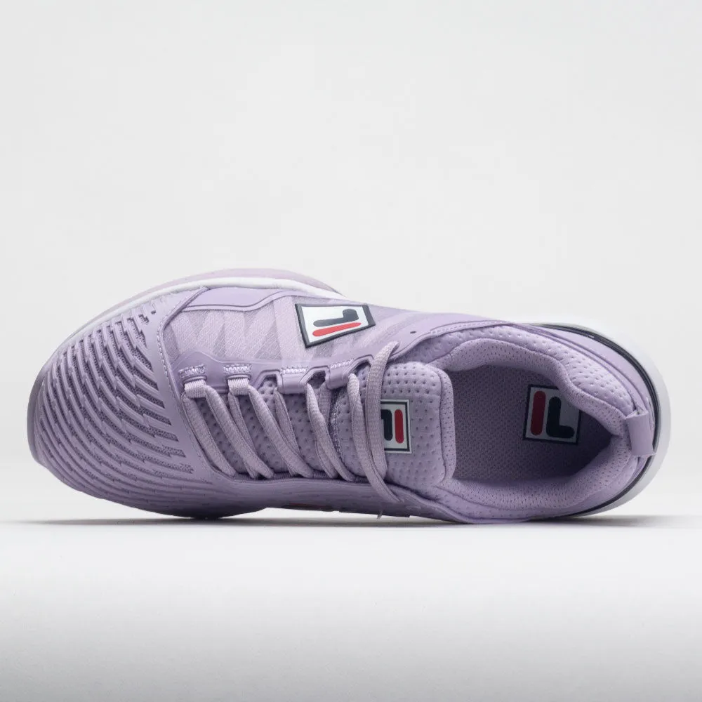 Foot Landing Asphalt running Fila Speedserve Energized Women's  Orchid Petal/FILA Navy/White