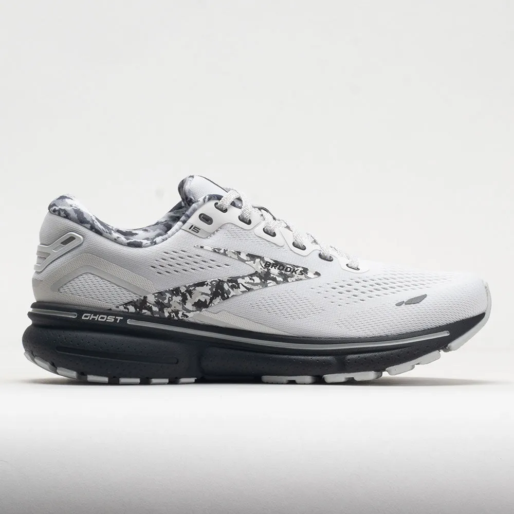 Brooks Ghost 15 Men's  White/Ebony/Oyster Full Cushioning