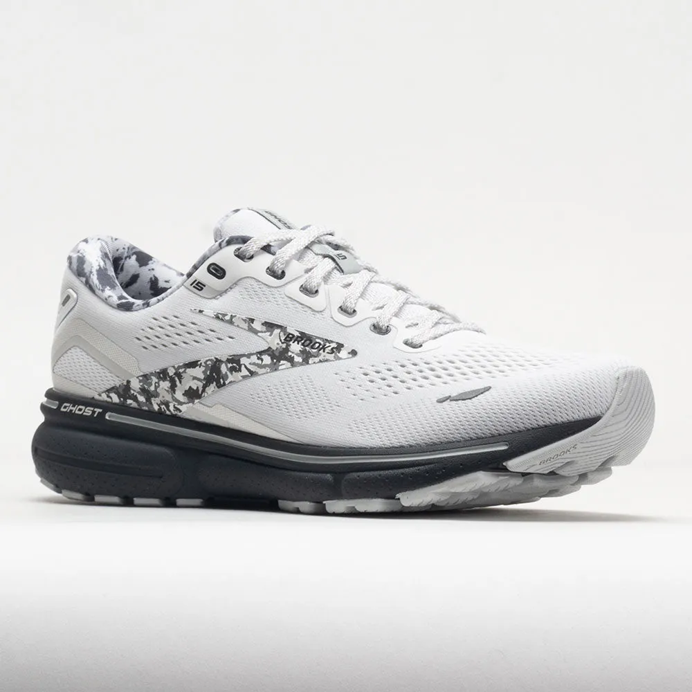 Brooks Ghost 15 Men's  White/Ebony/Oyster Soft