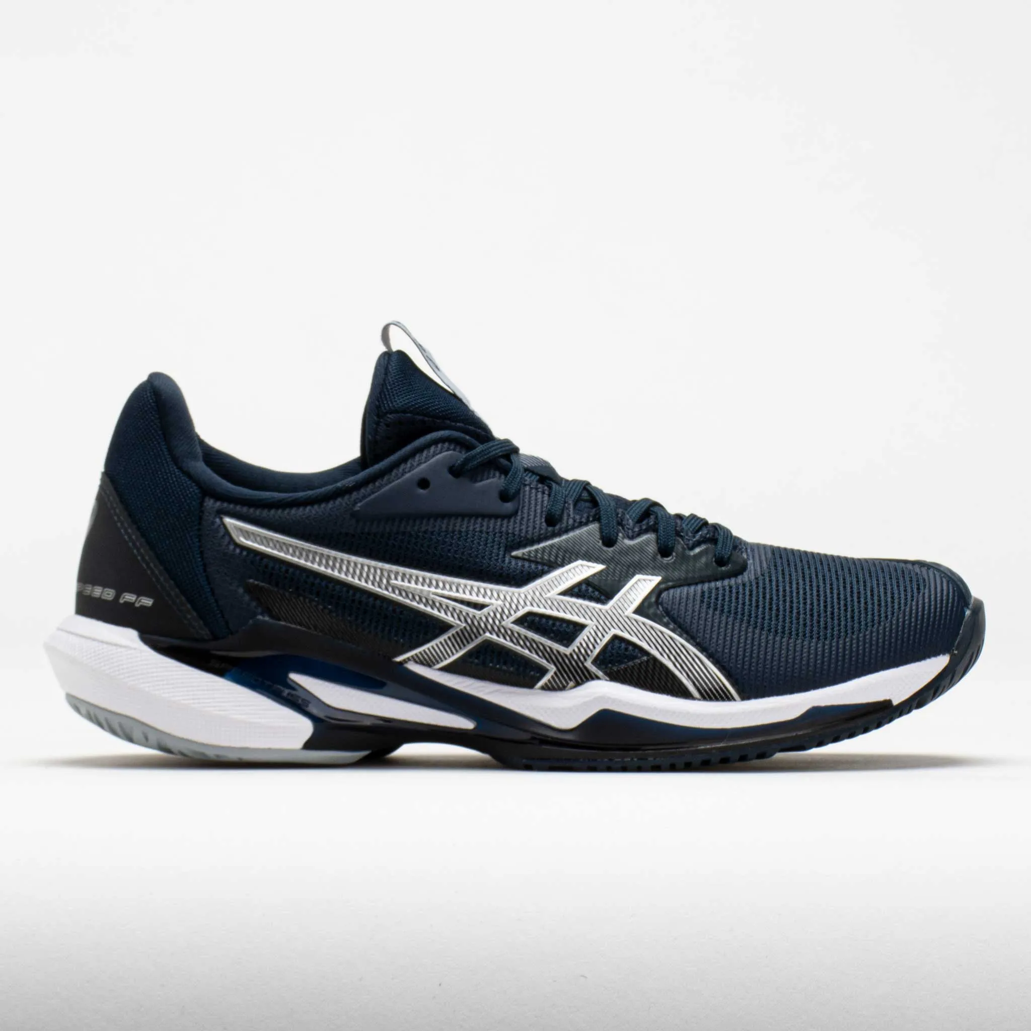 Durable Rubber Outsole travel - friendly shoes ASICS Solution Speed FF 3 Women's  French Blue/Pure Silver