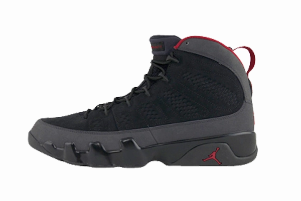 medium fit full - length running option Air Jordan 9 "Charcoal"