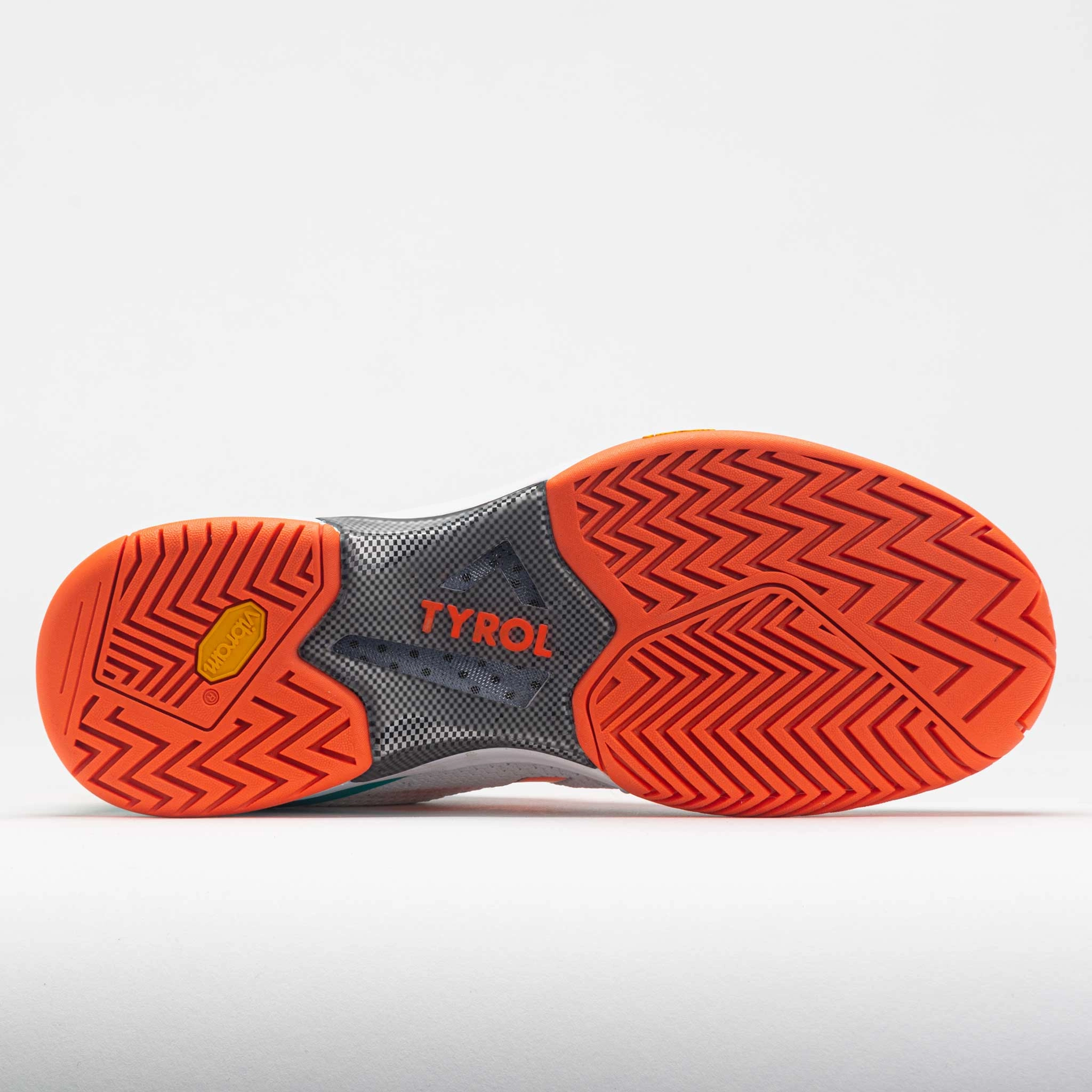 hypoallergenic running wear Tyrol Velocity V Men's  Wide White/Aqua/Orange