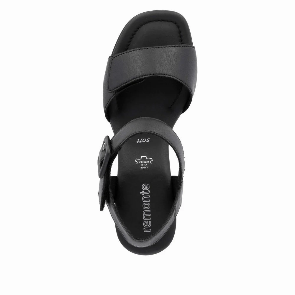 Outdoor Use D1K51-00 Two Strap Heel Black