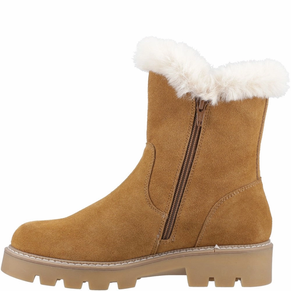 Hush Puppies Ambre Zip Boot Indoor Step Street Fashion