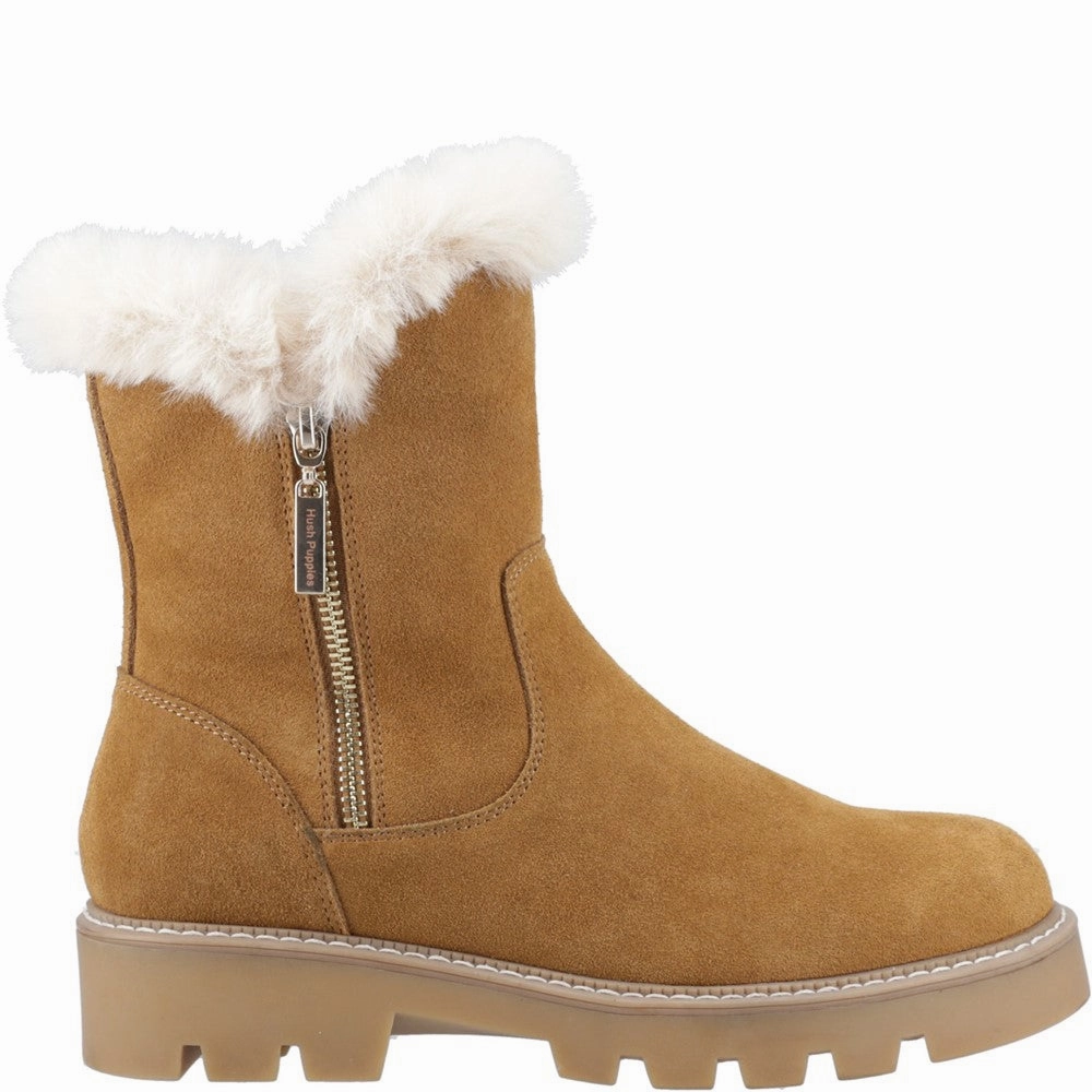 Low noise Hush Puppies Ambre Zip Boot