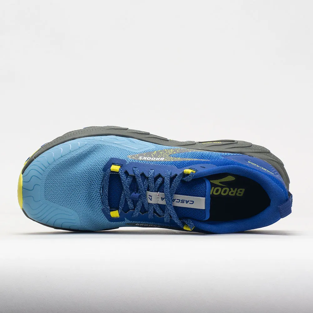 Brooks Cascadia 17 Men's  Blue/Surf the Web/Sulphur color - blue