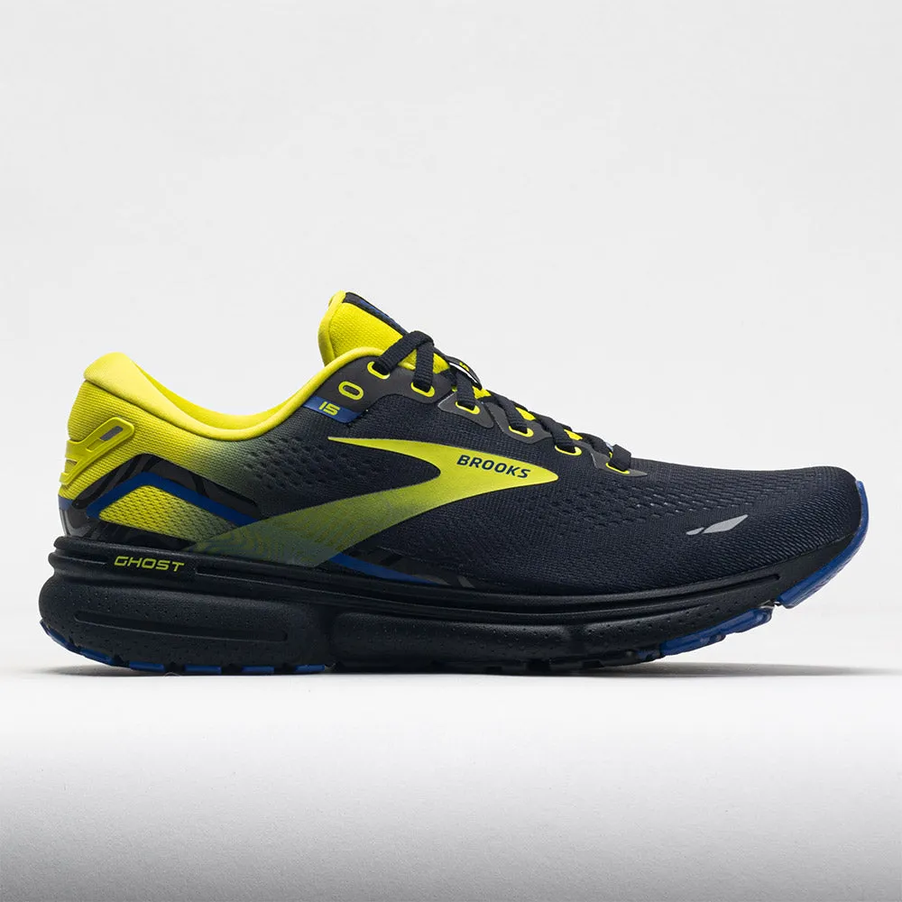 Brooks Ghost 15 Men's  Black/Nightlife/Blue neutral running shoes