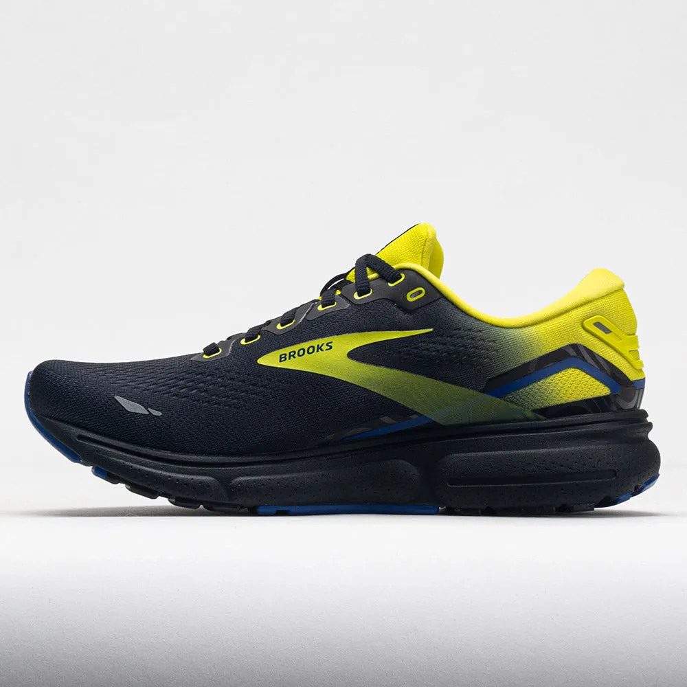 plastic - finish - design shoes solid colored shoes Brooks Ghost 15 Men's  Black/Nightlife/Blue