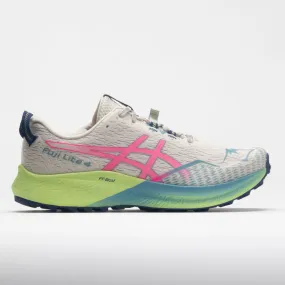 ASICS Fuji Lite 4 Women's  Birch/Hot Pink marathon runner shoes