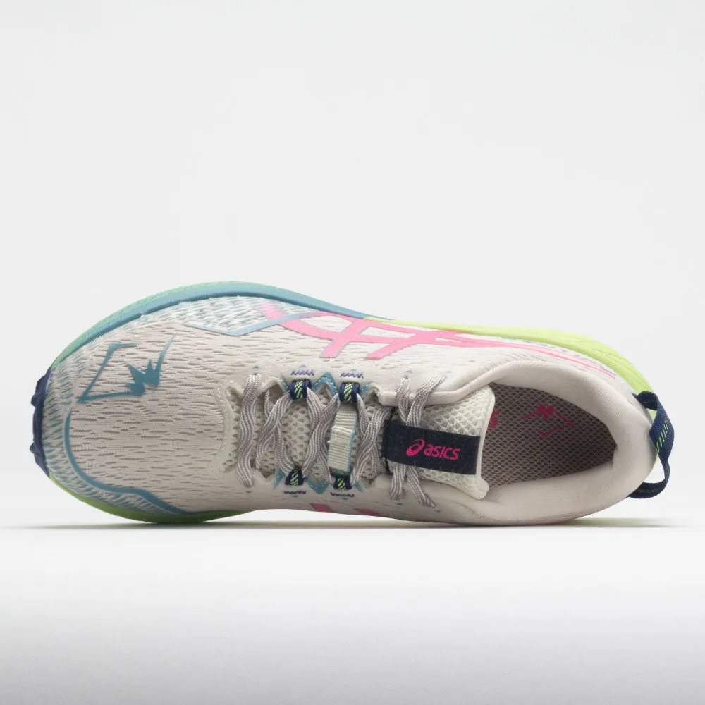 ASICS Fuji Lite 4 Women's  Birch/Hot Pink Recycled materials Stripe