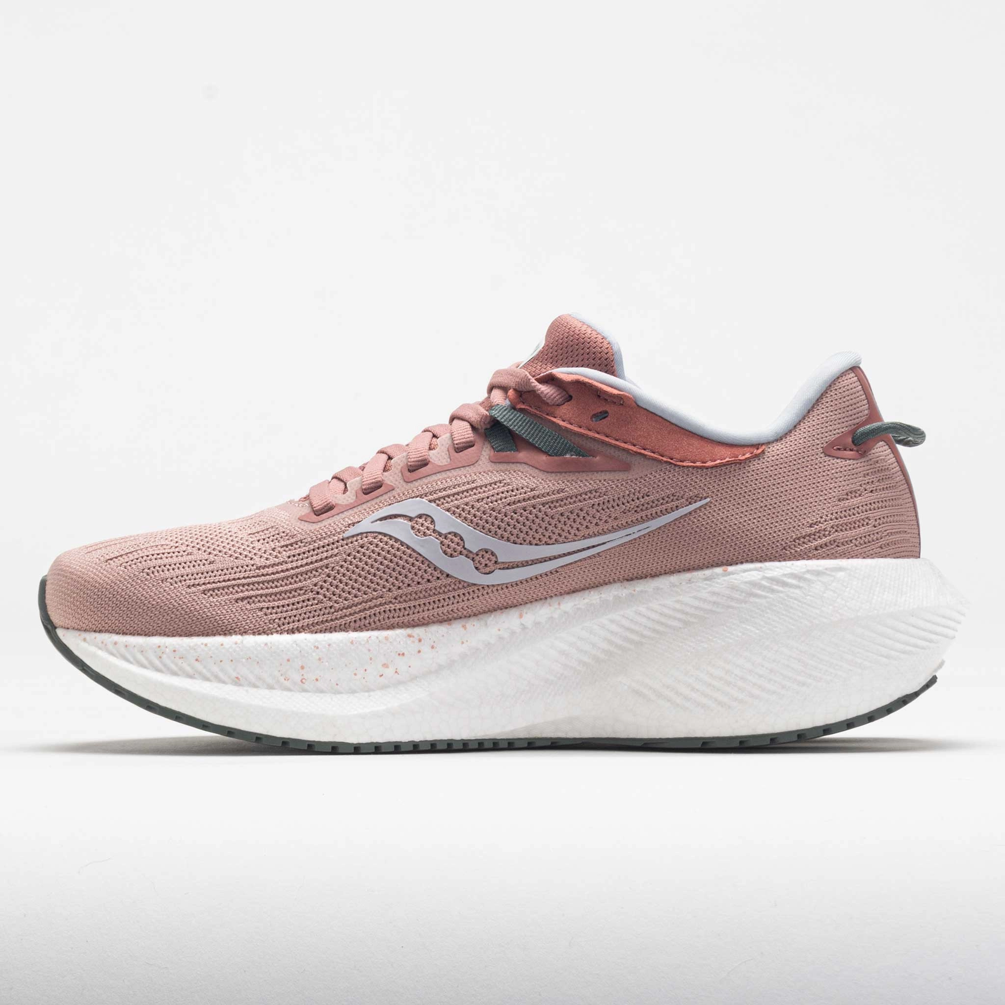 Saucony Triumph 21 Women's  Lotus/Bough Comfort Run Sporty Aesthetic