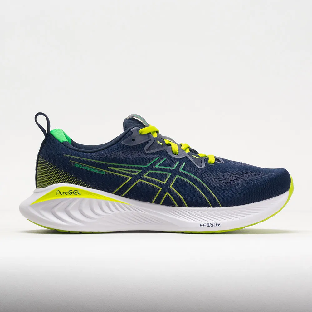 ASICS GEL-Cumulus 25 Men's  Midnight/Cilantro Durable - stitching