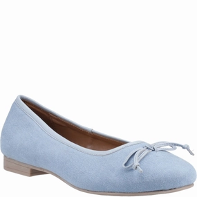 Hush Puppies Naomi Textile Ballet Sturdy Build Flexible