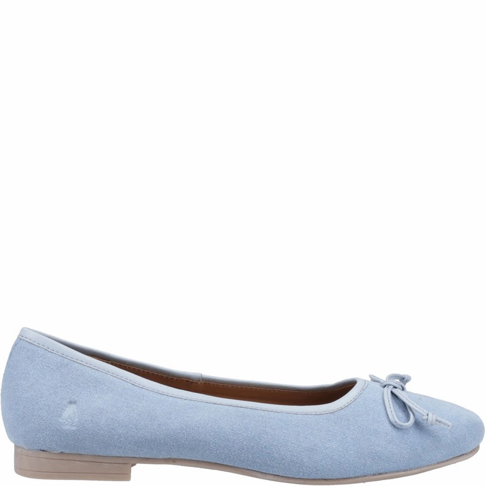 Heel Safe Hush Puppies Naomi Textile Ballet
