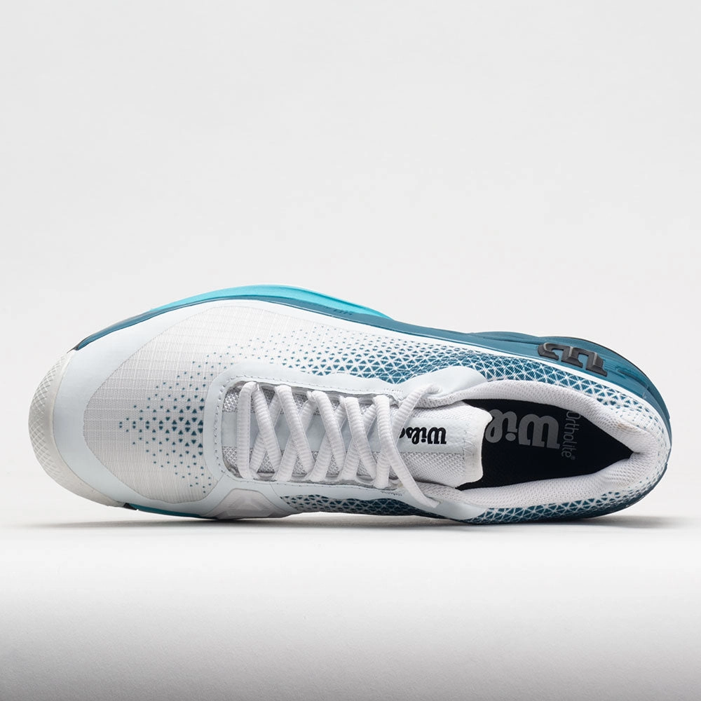 Wilson Rush Pro 4.0 Clay Men's  White/Blue Coral/Blue Atoll thermal shoes