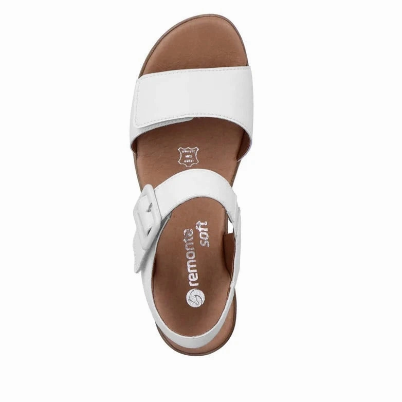 Sport Ease D0N52-80 Velcro Block Heel White