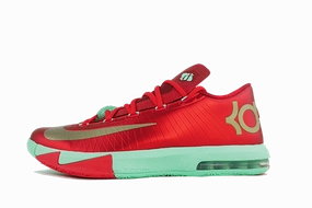 Cushioning Pod Configuration Precision Stitching Nike KD 6 "Christmas"