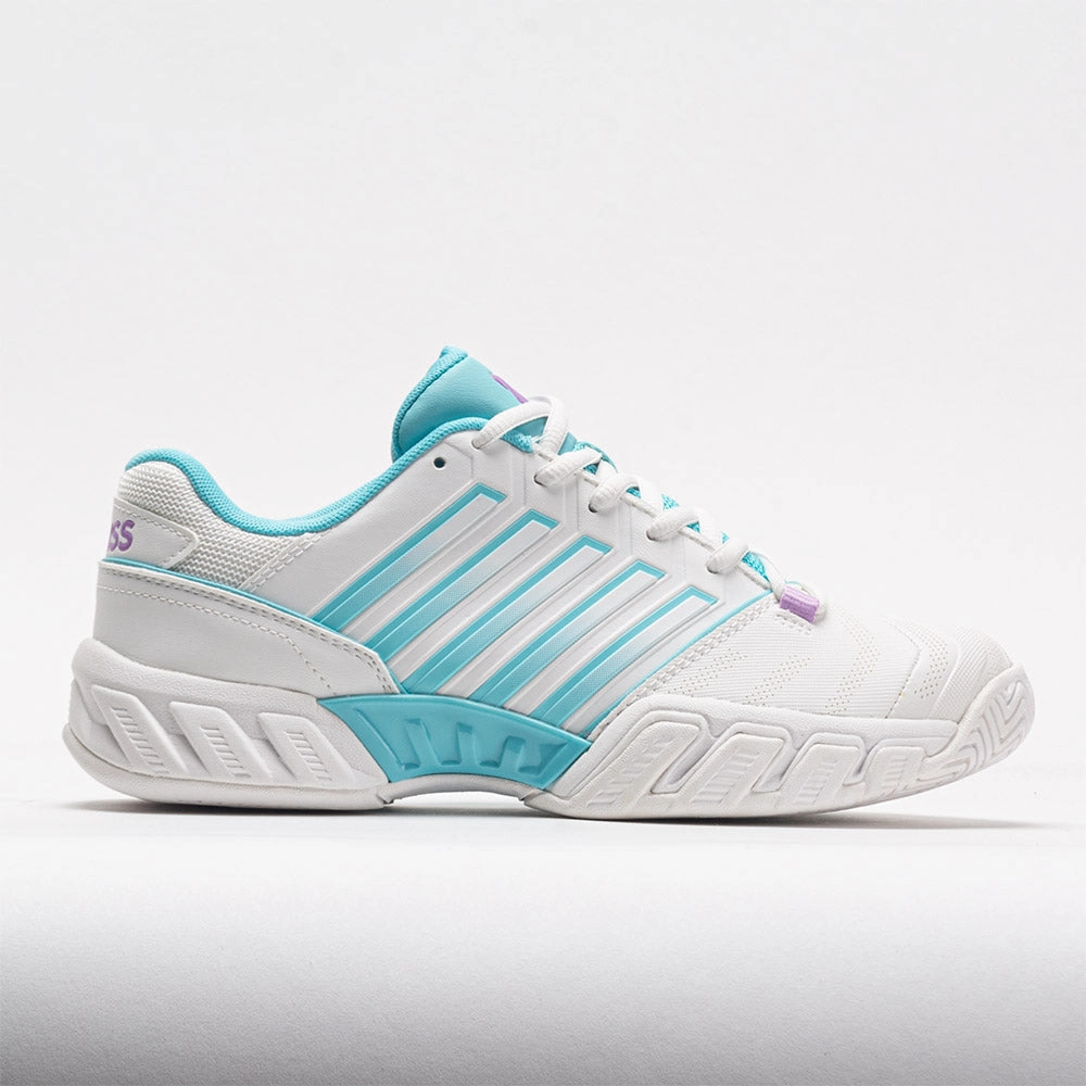 Dynamic K-Swiss Bigshot Light 4 Women's  Brilliant WhiteAngel Blue/Sheer Lilac