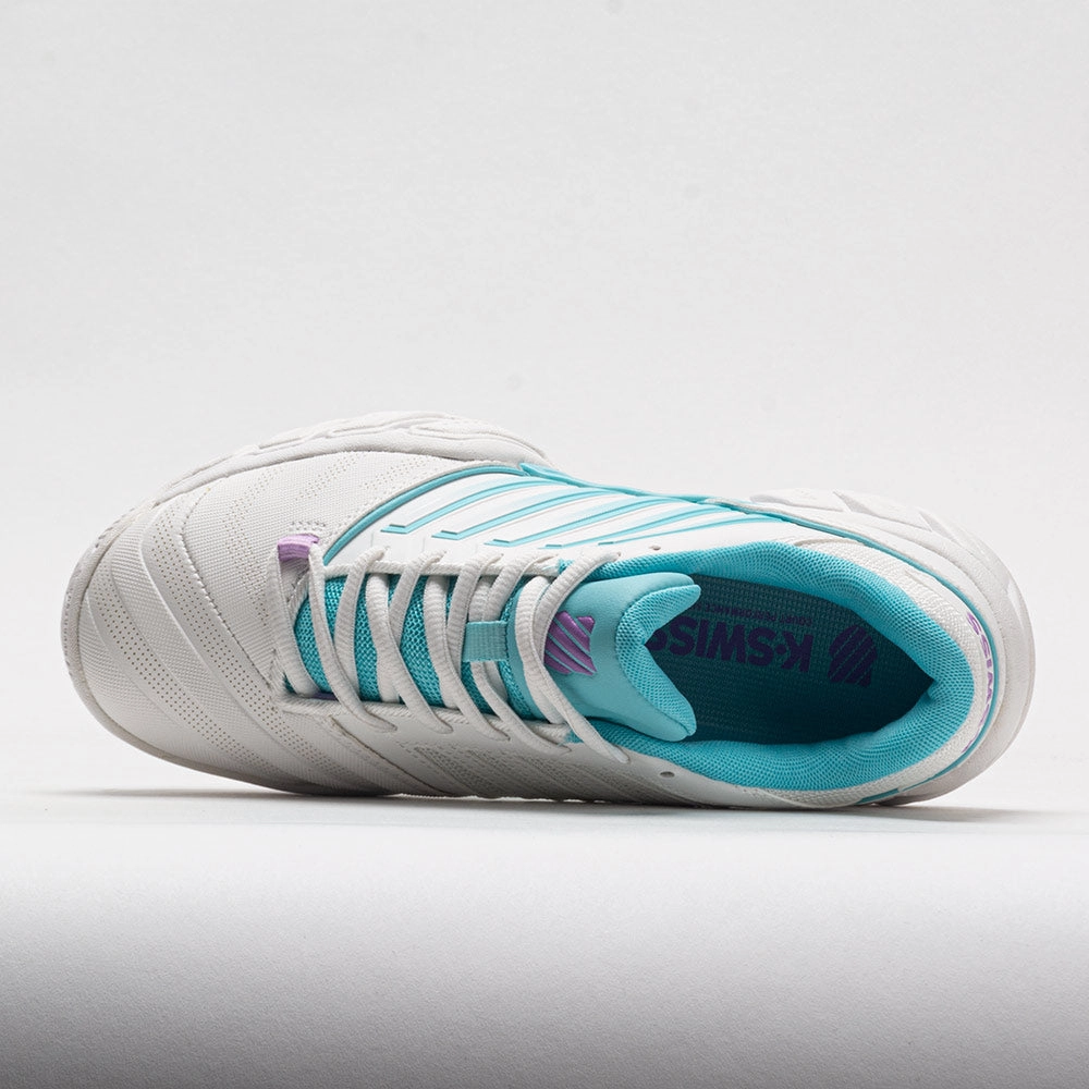 K-Swiss Bigshot Light 4 Women's  Brilliant WhiteAngel Blue/Sheer Lilac Fitness - focused Posture Boost