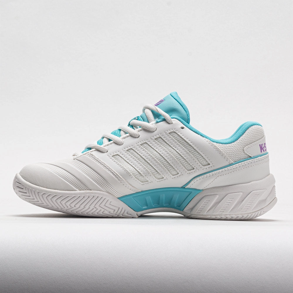 K-Swiss Bigshot Light 4 Women's  Brilliant WhiteAngel Blue/Sheer Lilac reflective - elements