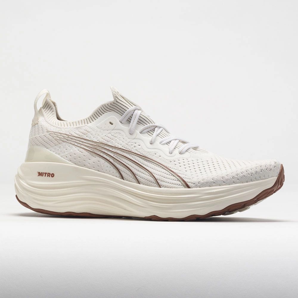 shock - dispersion - technology shoes Puma ForeverRun Nitro Knit Men's  Warm White/Putty