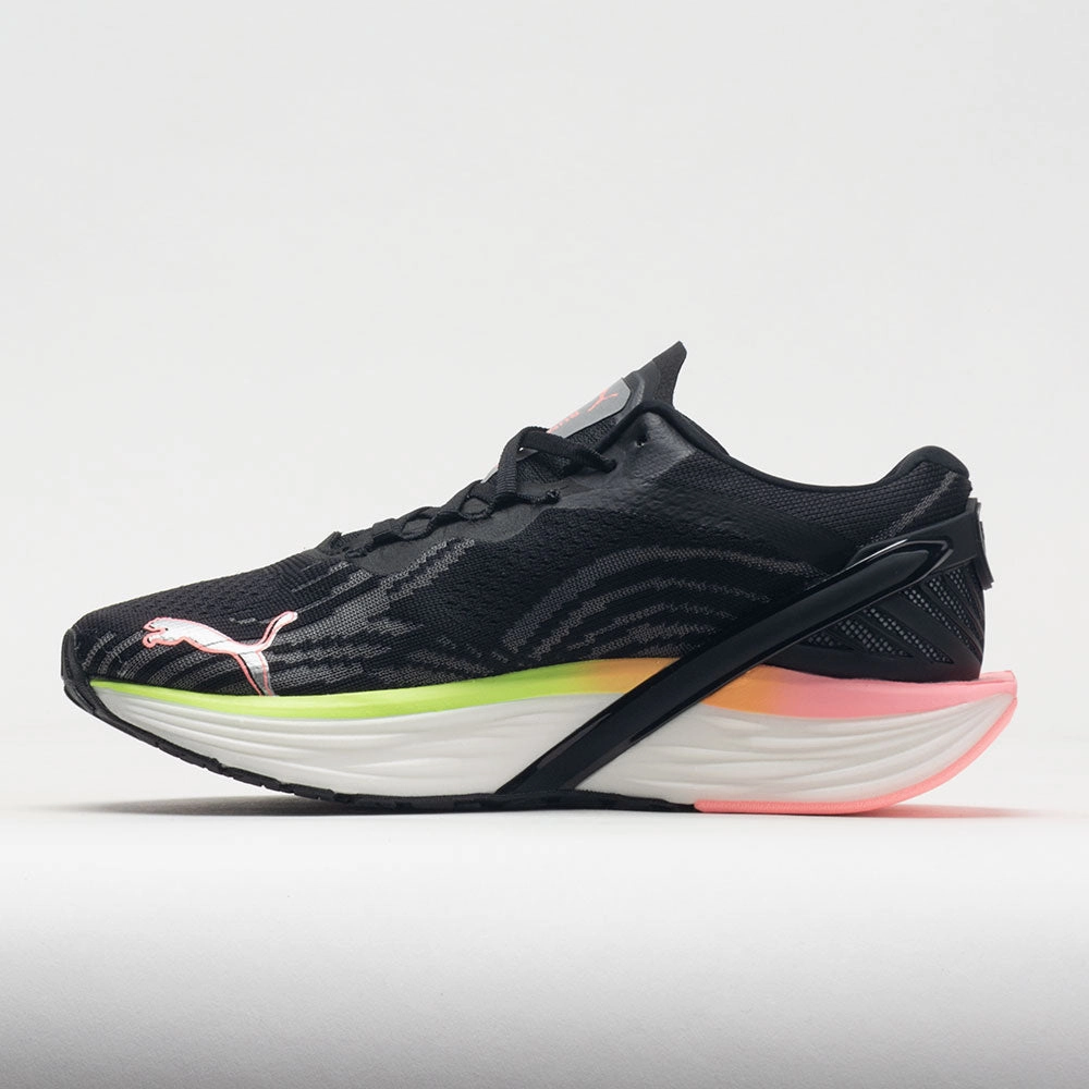 Puma Run XX Nitro Women's  Puma Black/Koral Ice/Speed Green breathable mesh performance