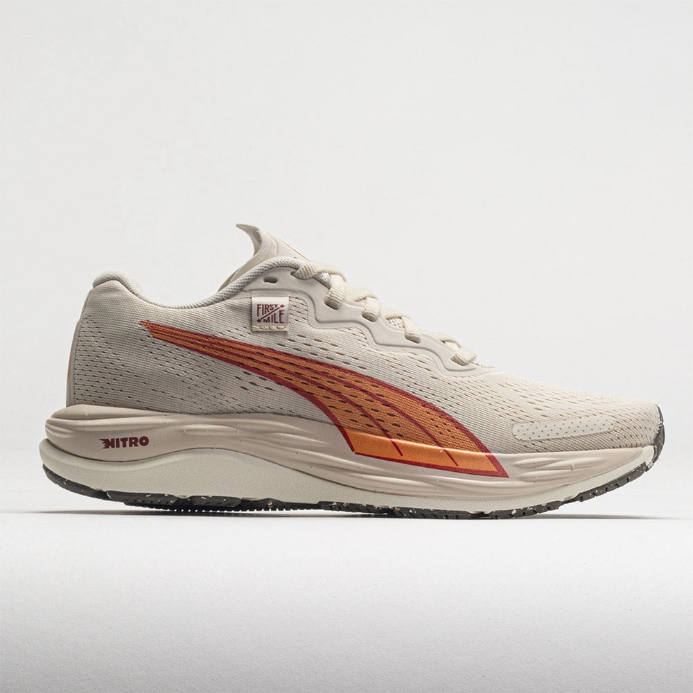 Puma Velocity Nitro 2 First Mile Women's  Warm White/Bright Melon foot - health