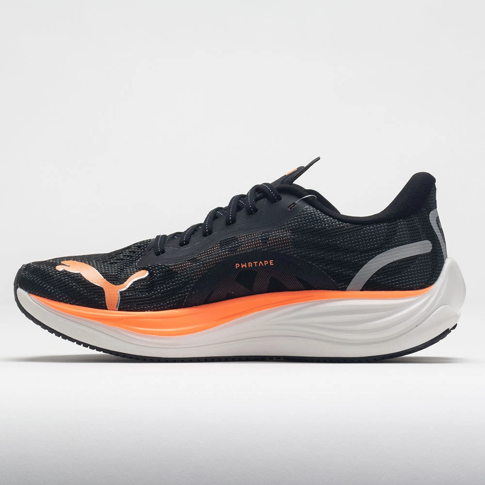 Puma Velocity Nitro 3 Men's  Black/Silver/Neon Citrus Jogging Comfort antibacterial insole shoes