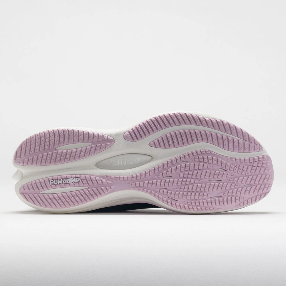 Traction Outsole Puma Velocity Nitro 3 Women's  Black/Silver/Grape Mist