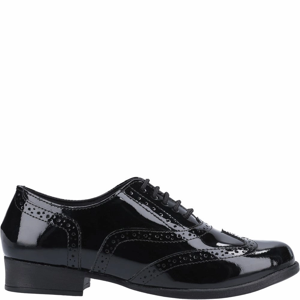 Quiet Move Hush Puppies Kada Patent Junior School Shoes