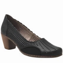 40952-00 Slip On Heel Black Memory   foam