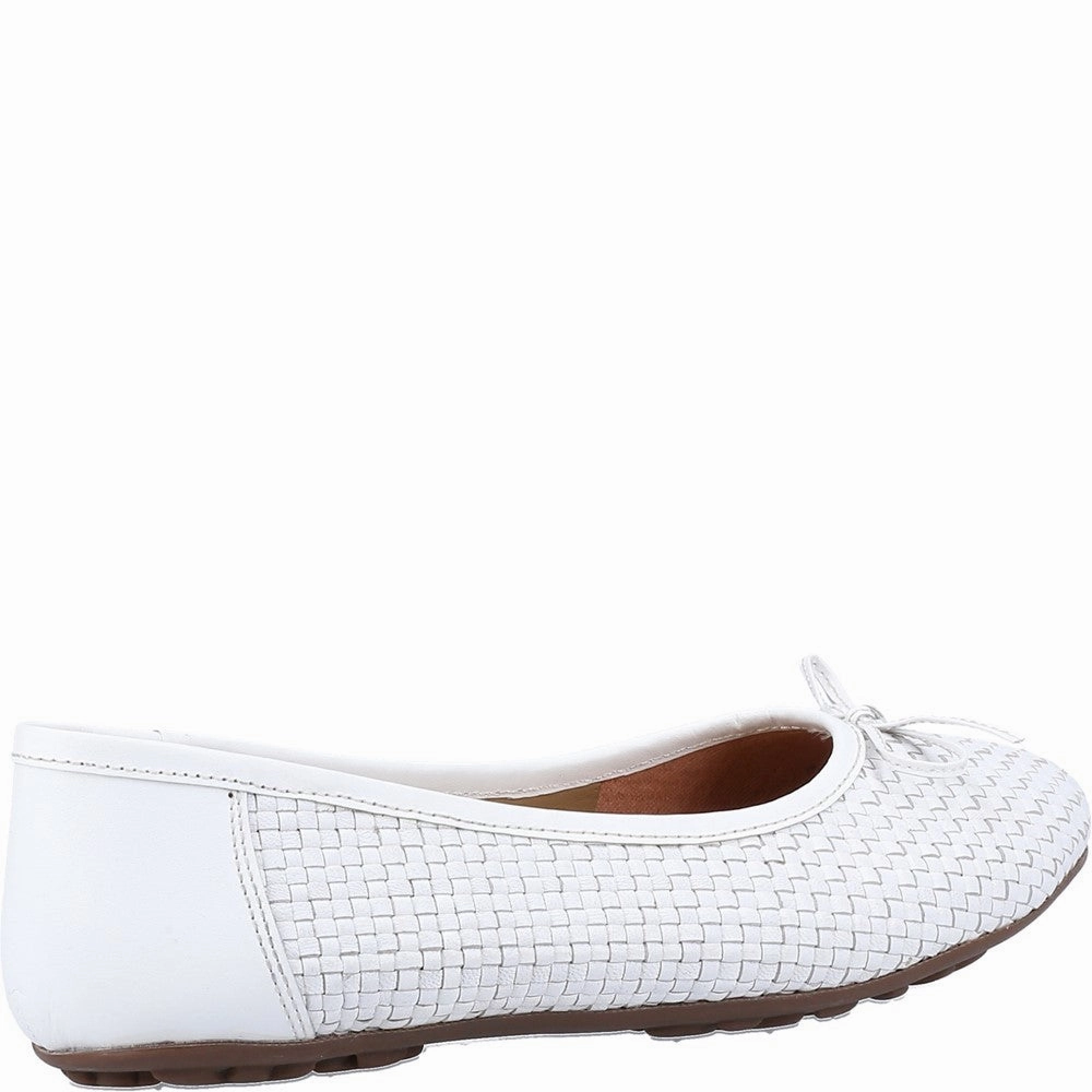 Hush Puppies Janelle Woven Ballerina Arch Design