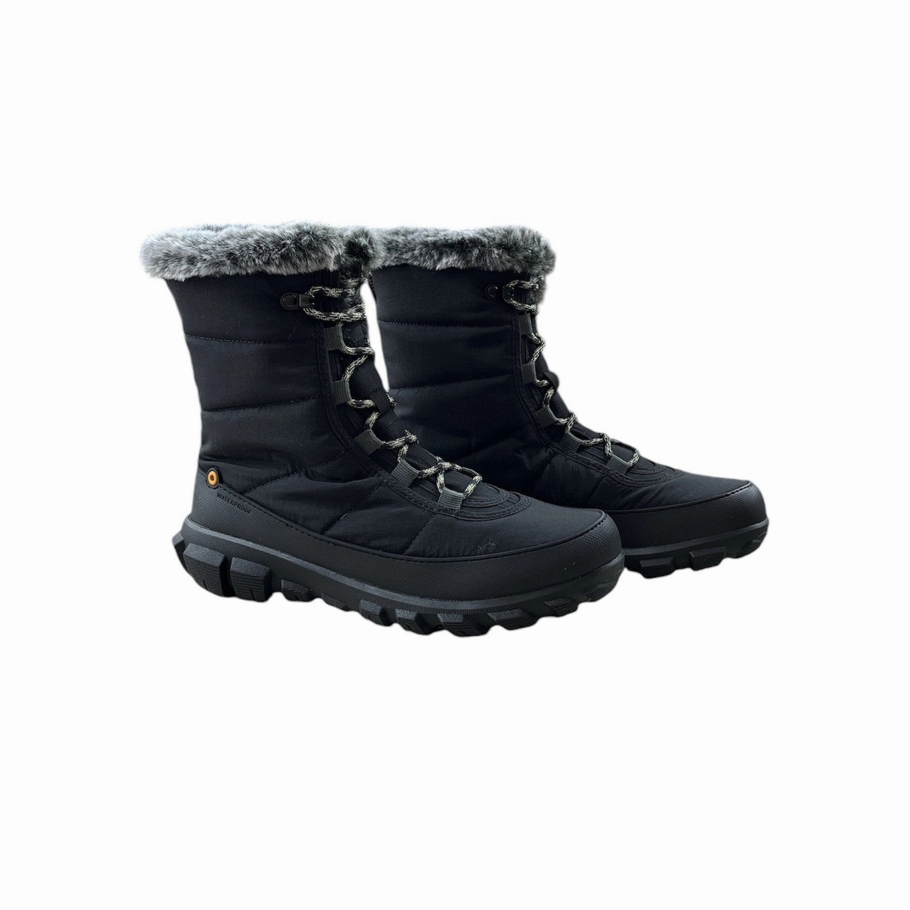 Women's Cedar Quilt Lace Black insulated