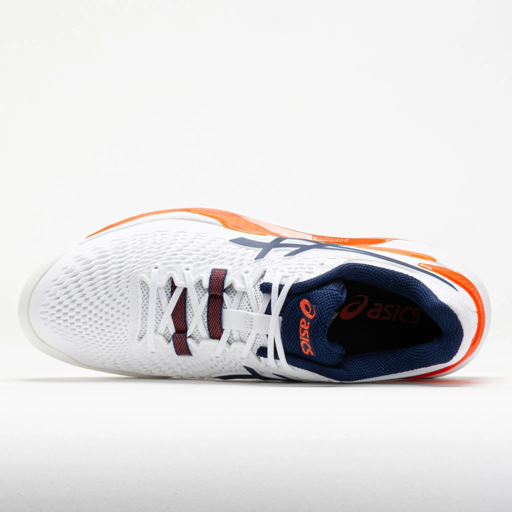 ASICS GEL-Resolution 9 Men's  White/Blue Expanse short - term use shoes red running shoes