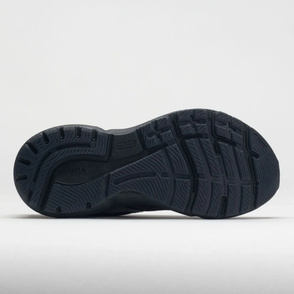 Brooks Adrenaline GTS 23 Women's  Black/Light Blue/Purple running with a headband running for leisure shoes