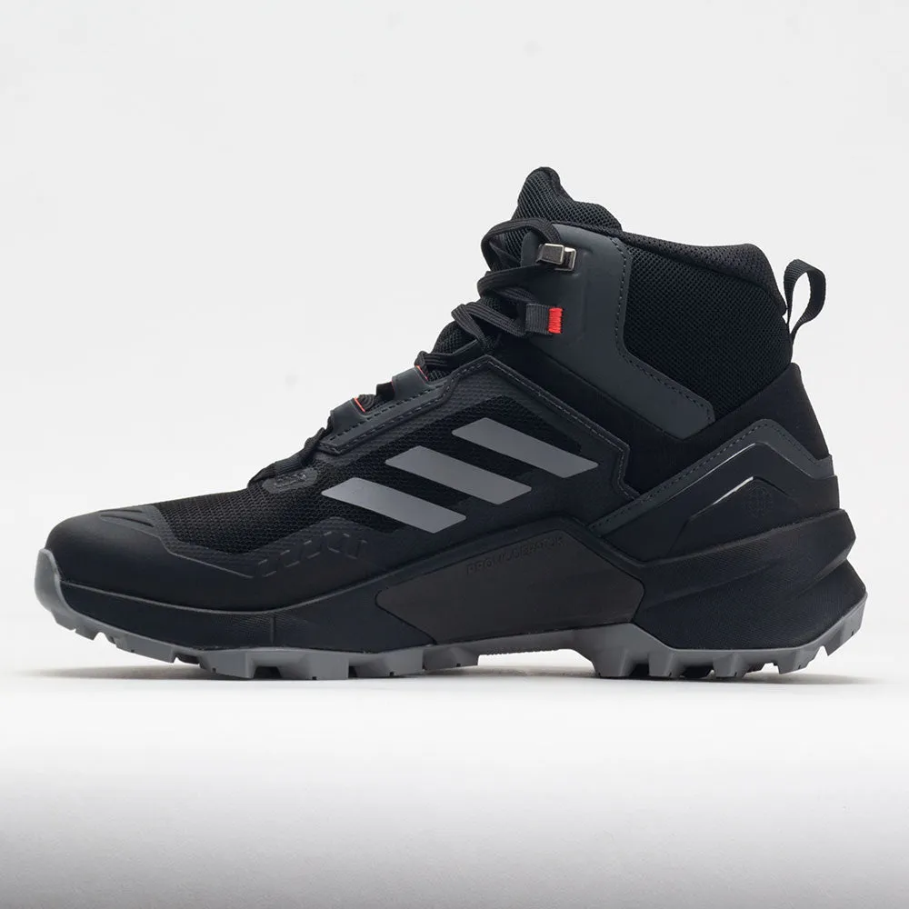adidas Terrex Swift R3 Mid GTX Men's  Black/Grey/Solar Red Trail - Worthy Casual running