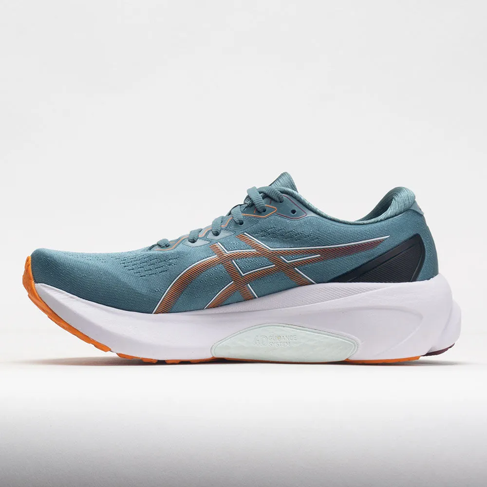 agile shoes ASICS GEL-Kayano 30 Men's  Foggy Teal/Bright Orange