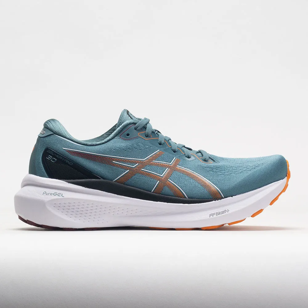ASICS GEL-Kayano 30 Men's  Foggy Teal/Bright Orange adjustable - straps - adjustability shoes cricket - ground running shoes