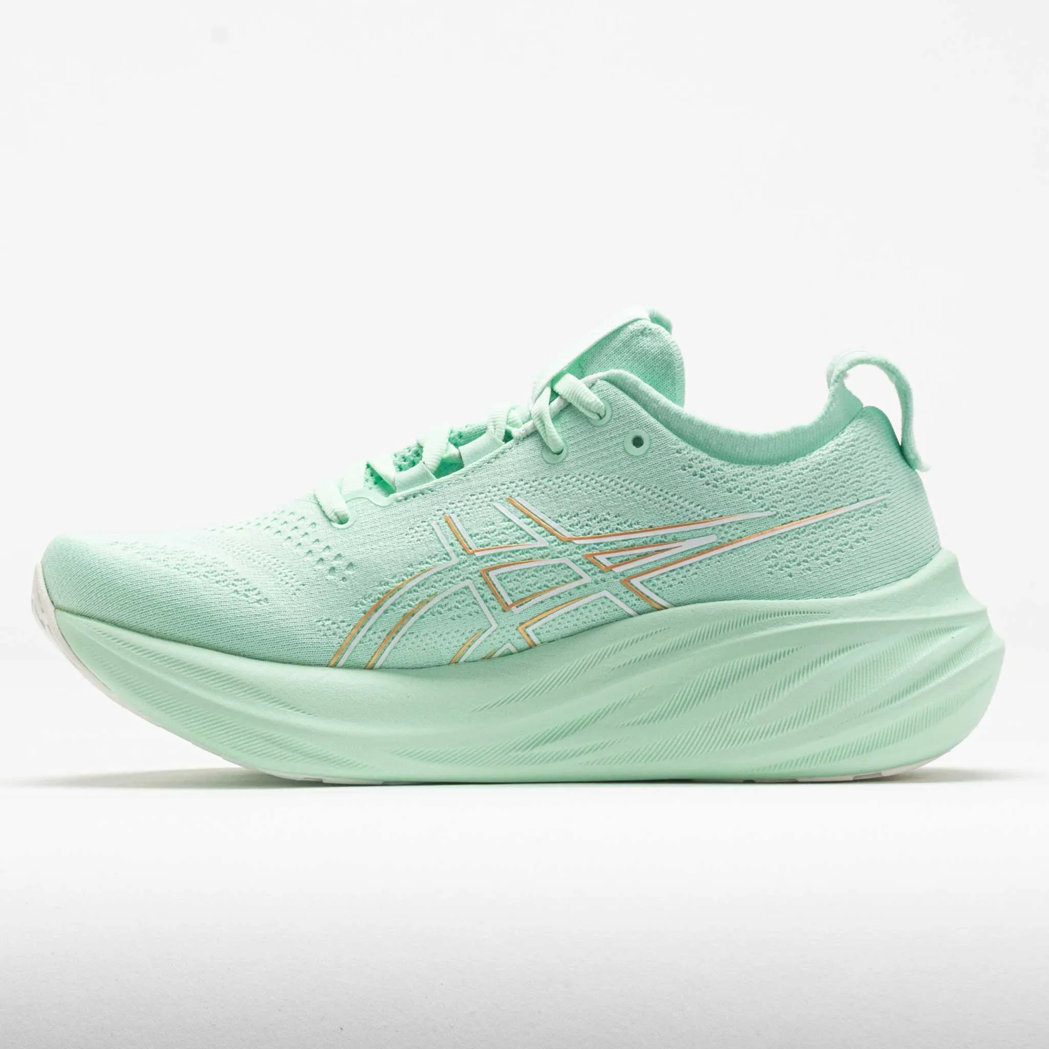ASICS GEL-Nimbus 26 Women's  Mint Tint/Pale Mint running in patterned designs thin - sole shoes