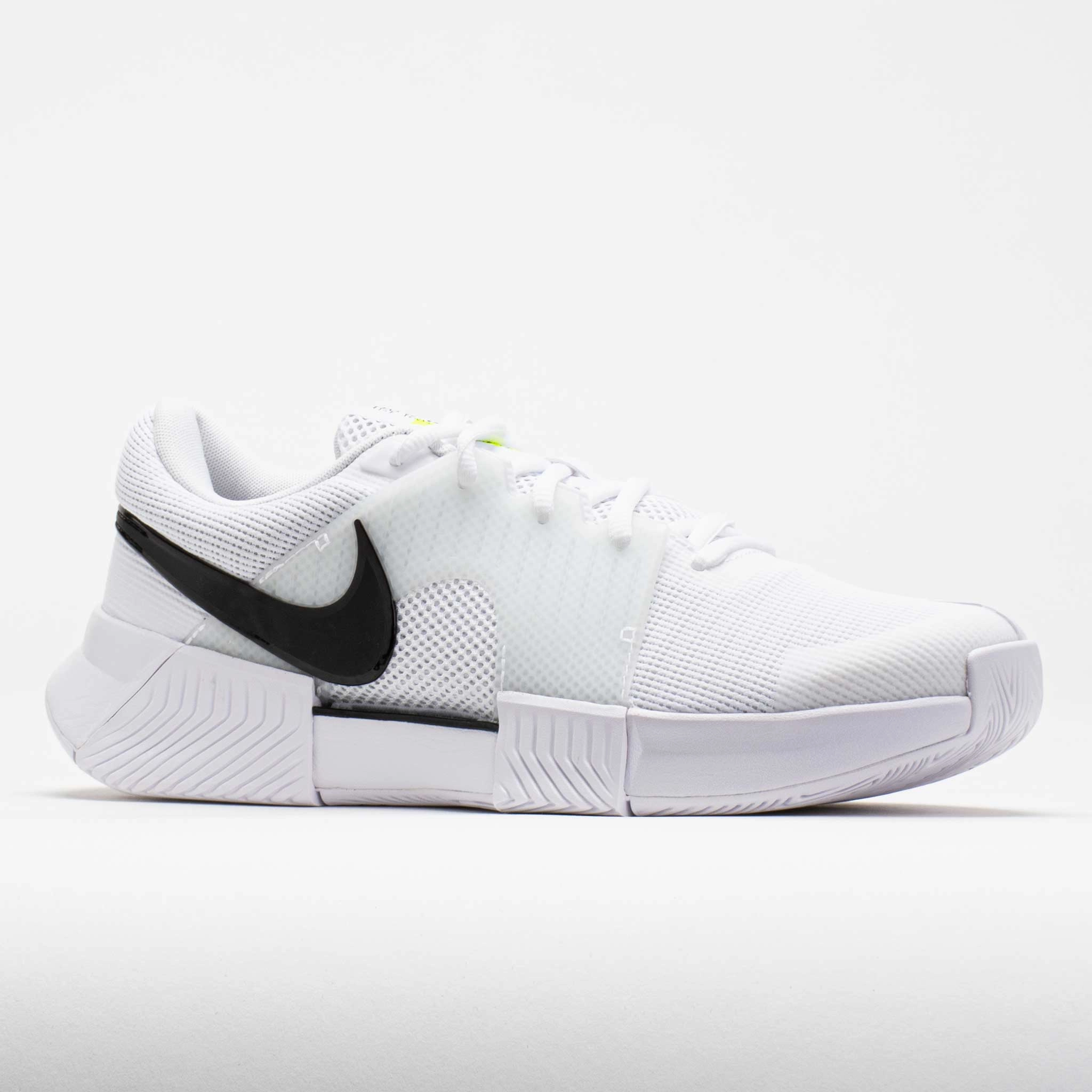 Nike Zoom GP Challenge 1 Men's  White/Black zipper - closure running shoes HeelSupport