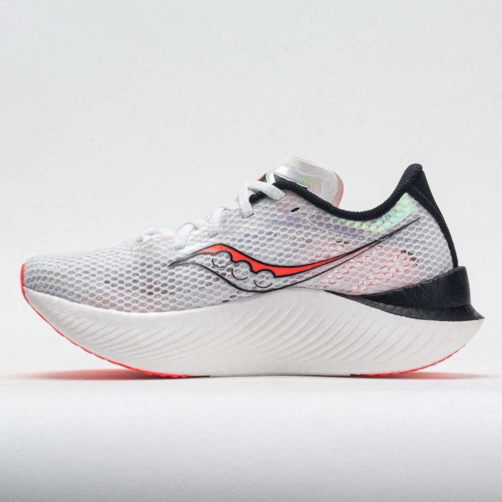 Saucony Endorphin Pro 3 Women's  White/Black/ViZi foldable shoes running balance training