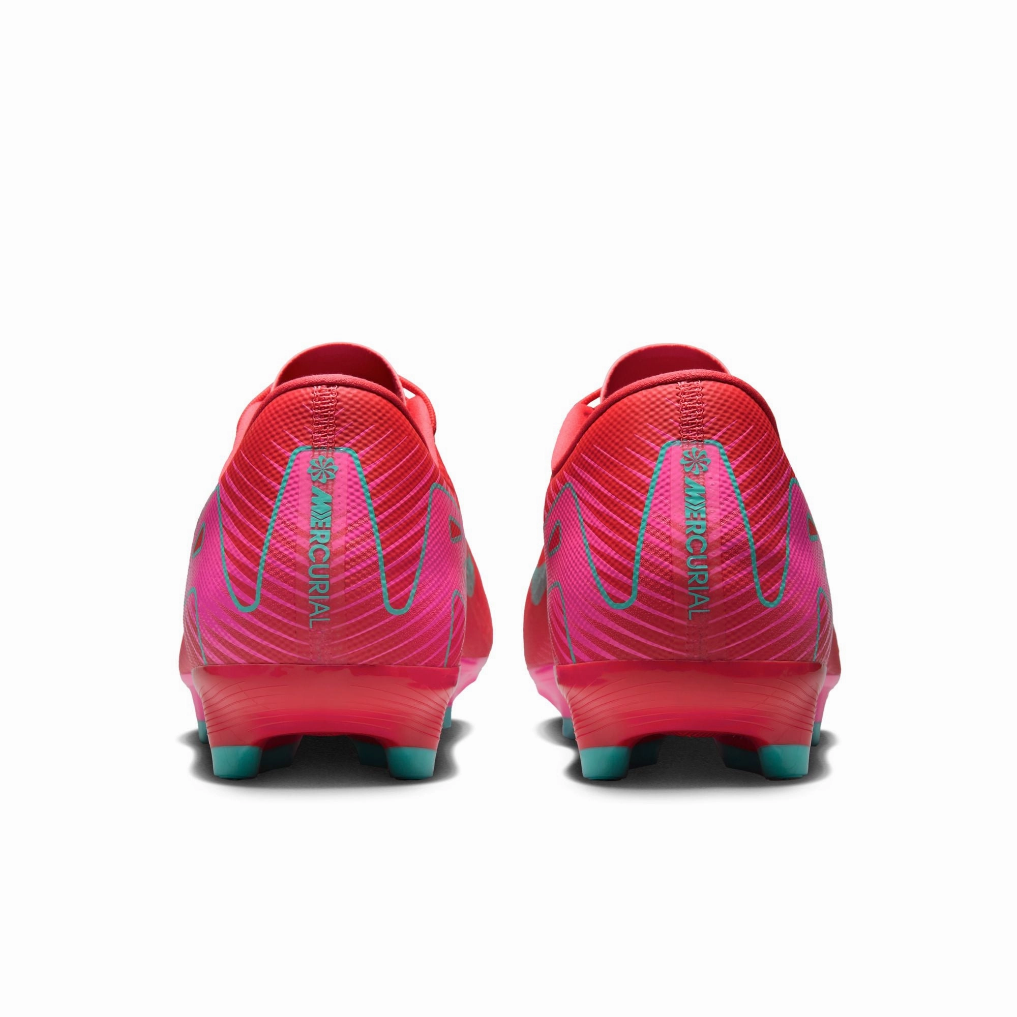 Cushioned Running custom - fit shoes Nike Zoom Mercurial Vapor 16 Academy FG Firm Ground Soccer Cleats - Ember Glow/ Aurora Green