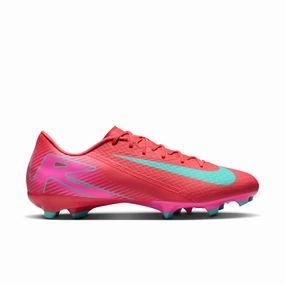 Impact protection Non Slip Nike Zoom Mercurial Vapor 16 Academy FG Firm Ground Soccer Cleats - Ember Glow/ Aurora Green