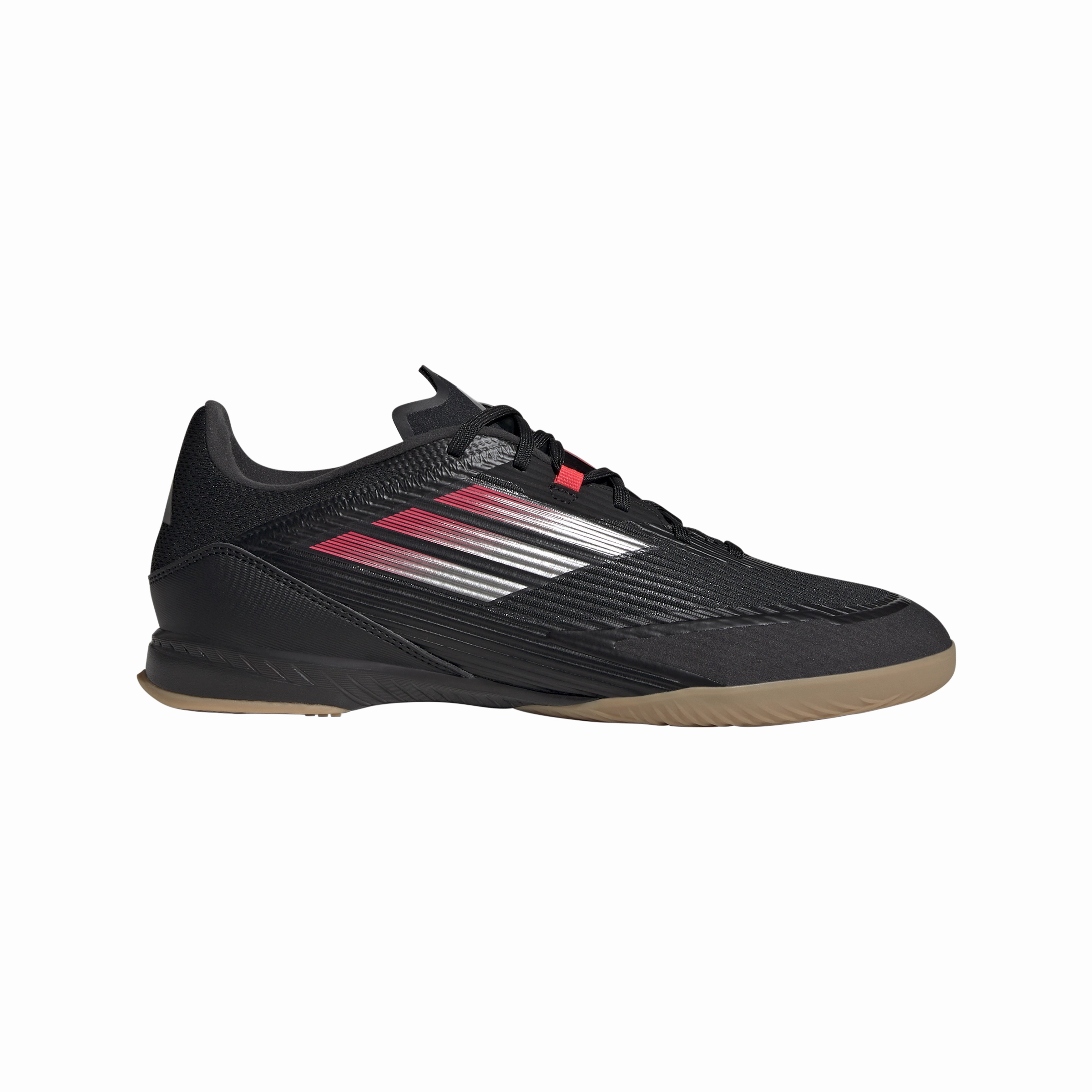 Power Step Pivot Zone adidas F50 League IN Indoor Soccer Shoes - core black/iron met/lucid red
