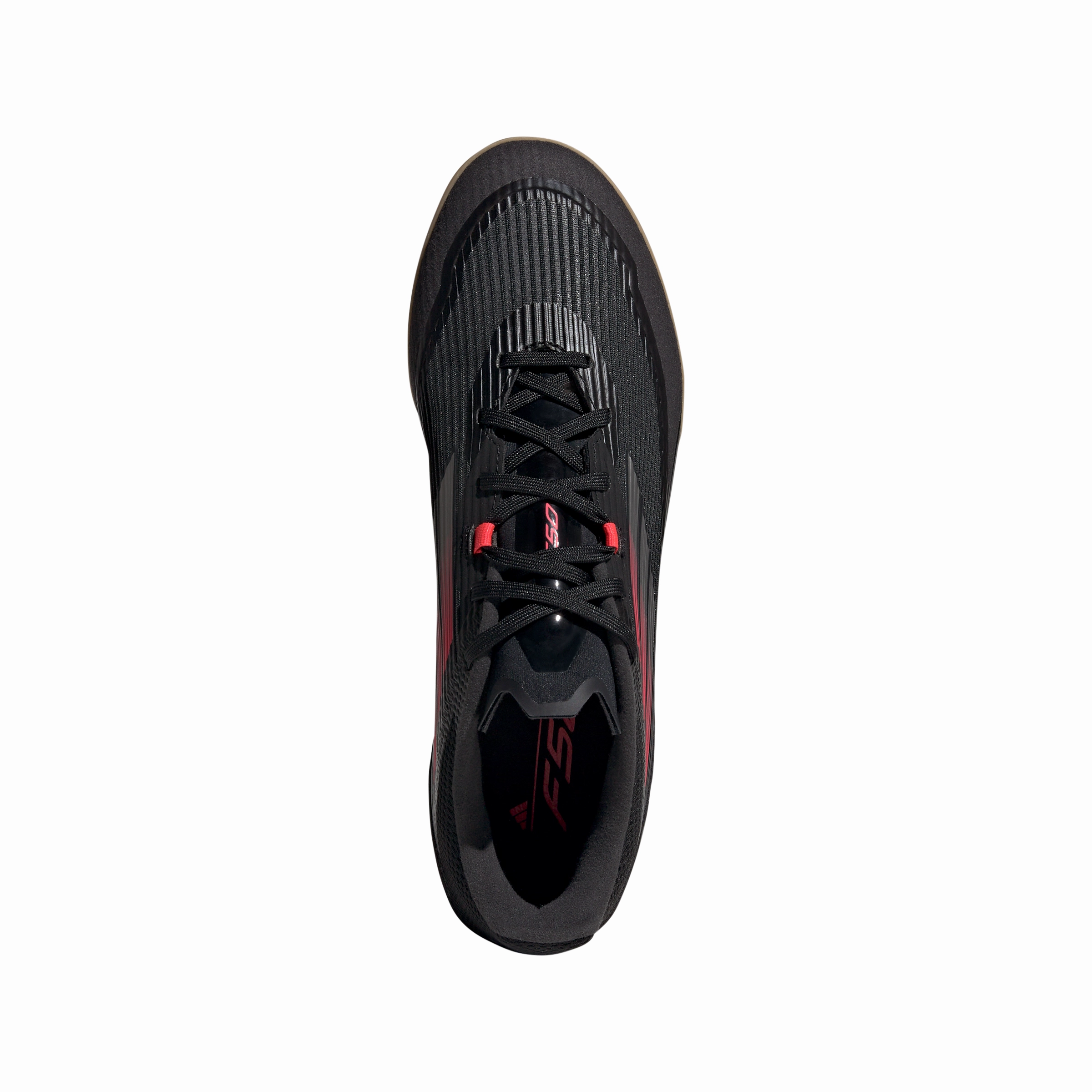 Sturdy Build adidas F50 League IN Indoor Soccer Shoes - core black/iron met/lucid red