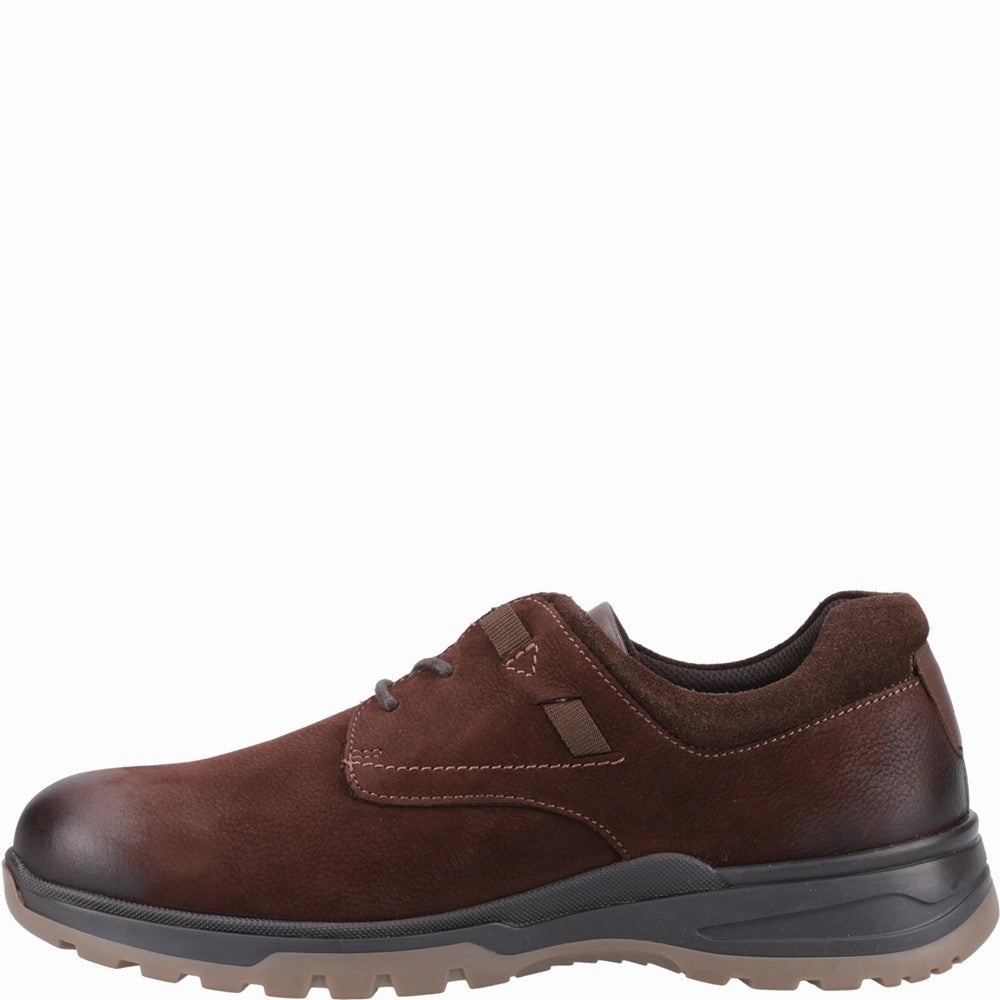 Hush Puppies Pele Shoe No Fuss Fit Wide fit