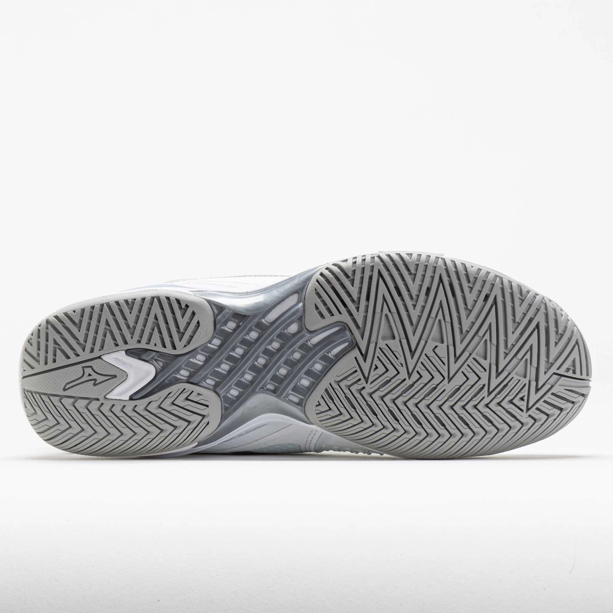 Mizuno Wave Exceed Tour 6 Women's  White/Silver Track and field supply running with a headlamp