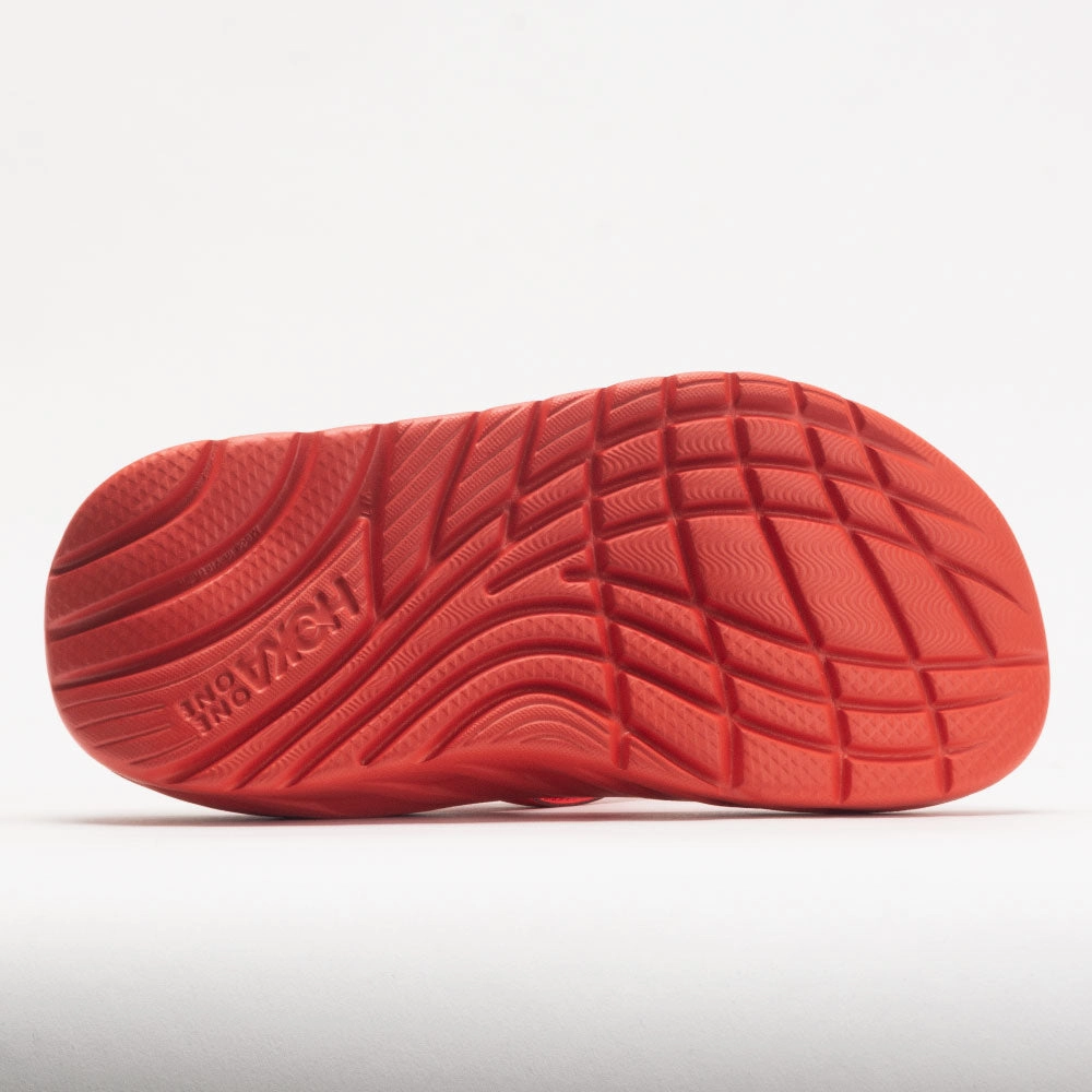 HOKA Ora Recovery Flip Women's  Fiesta/Castlerock Balanced Design Fast pace